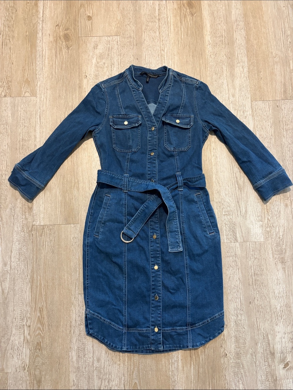 White House Black Market Denim Dress